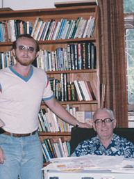 John &  Arthur C. Clarke in Sri Lanka
